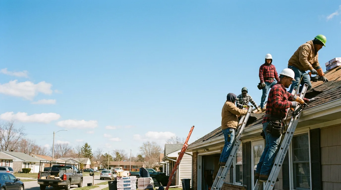 Roofing in Delhi, LA near me